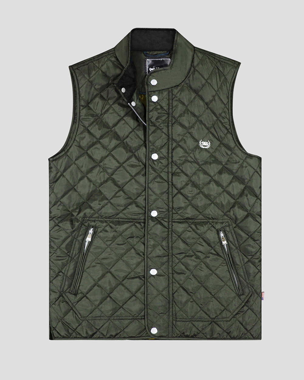 Southern Gents Quilted Vest - Olive