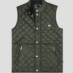 Southern Gents Quilted Vest - Olive