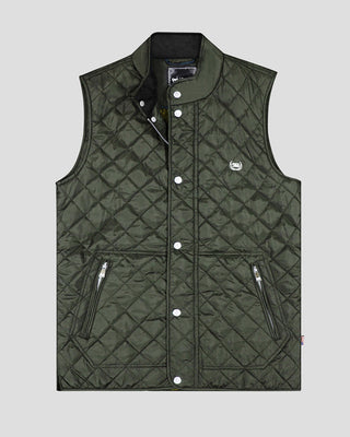 Southern Gents Quilted Vest - Olive
