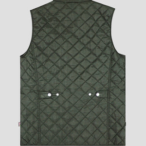 Southern Gents Quilted Vest - Olive