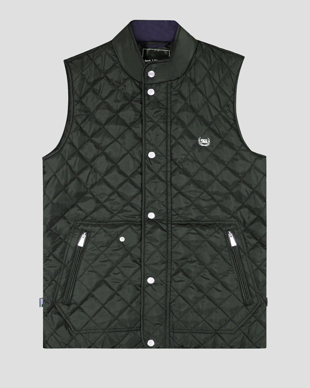 SG Quilted Vest - Dark Olive