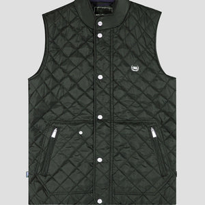SG Quilted Vest - Dark Olive