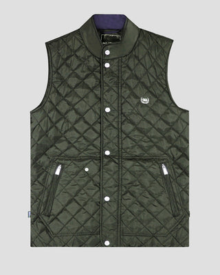 Southern Gents Quilted Vest - Olive