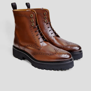Southern Gents Wingtip Boot V2 - Brown 
