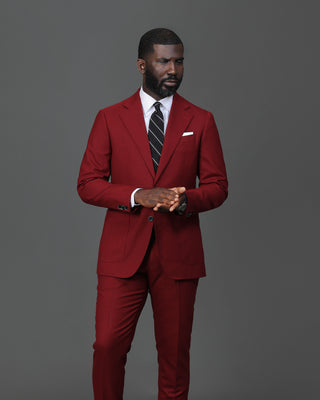 Southern Gents Singlebreasted Blazer - Burgundy