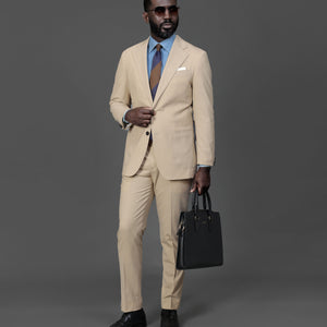 Southern Gents Single Breasted Blazer - Tan