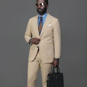 Southern Gents Single Breasted Blazer - Tan