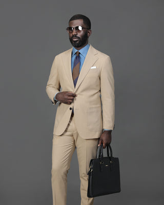 Southern Gents Single Breasted Blazer - Tan