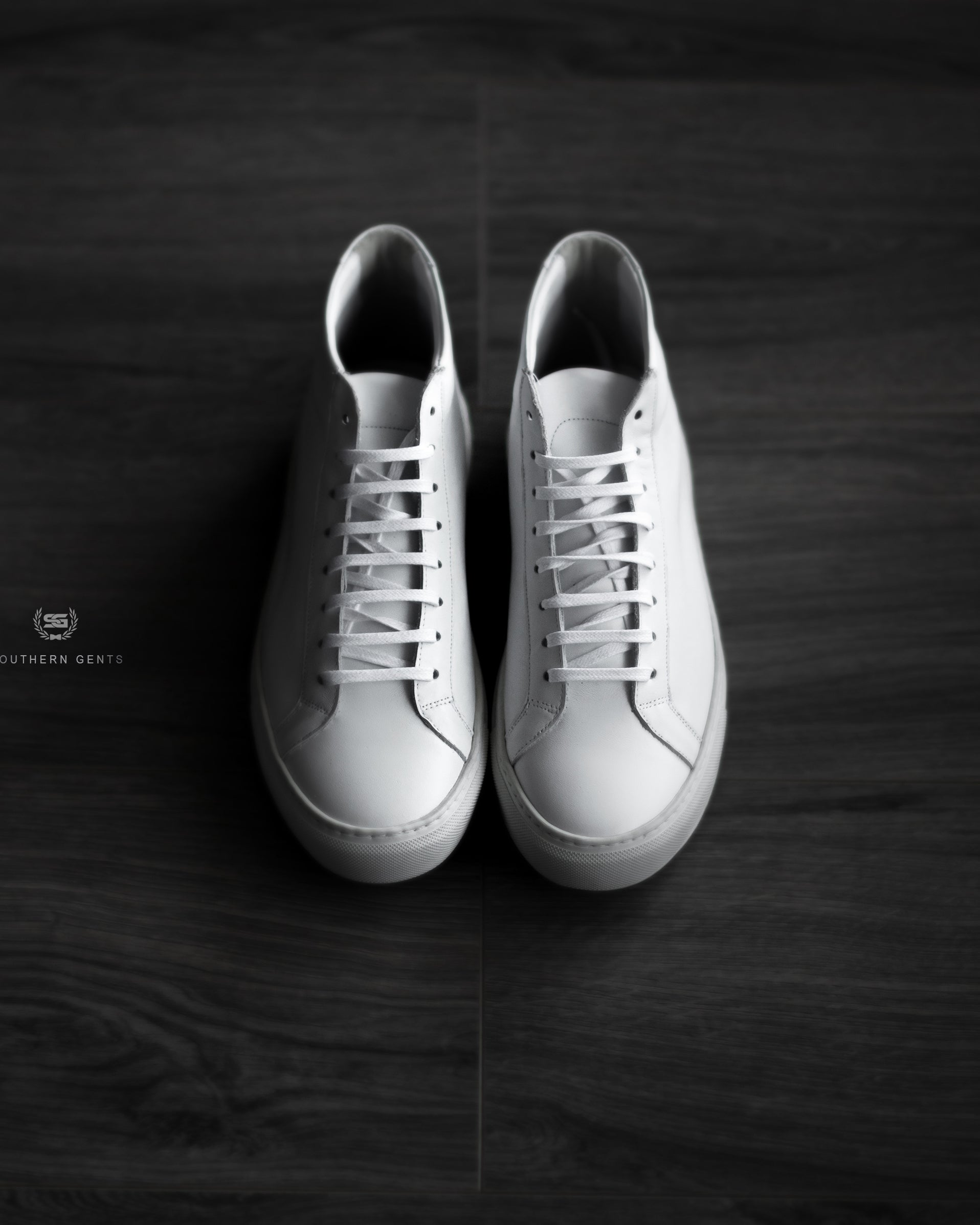 SG Mid Top Sneaker White – Southern Gents - Main Image