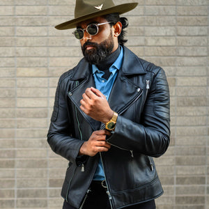 Southern Gents Wide Brim Naked Fedora - Olive