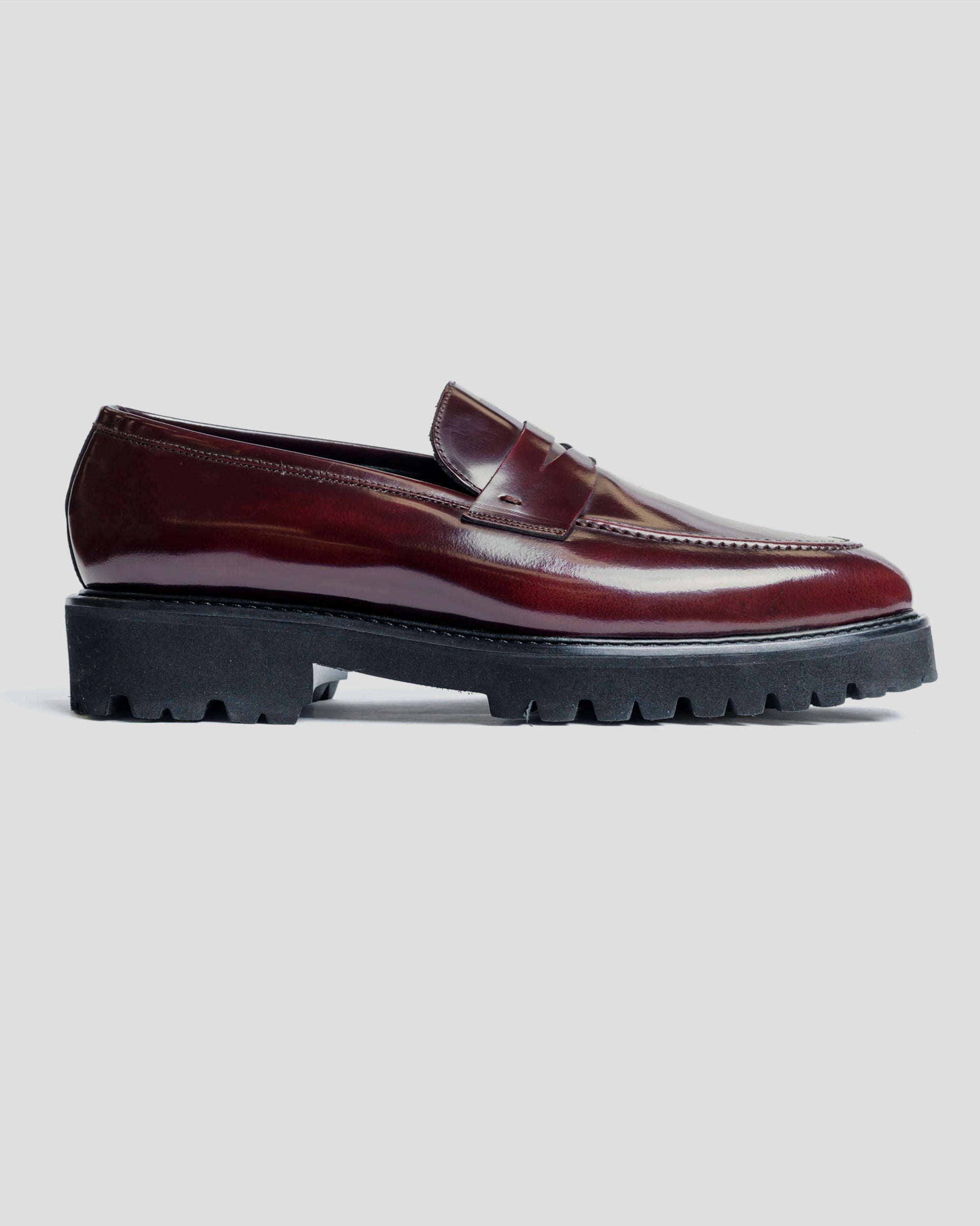 Leather Penny Loafers Men | Burgundy | Southern Gents Leather Penny Loafers Men | Burgundy | Southern Gents