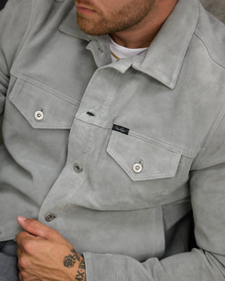 Southern Gents Genuine Trucker Jacket - Grey