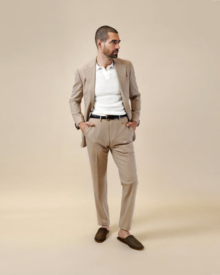 Southern Gents Single Breasted Blazer and Trouser - Tan