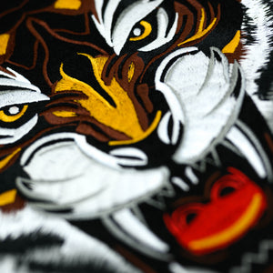 Southern Gents Silver Tiger Patch