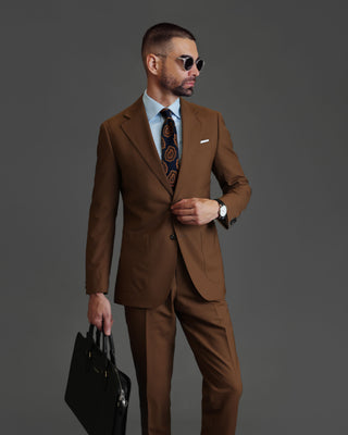 Southern Gents Singlebreasted Blazer - Tobacco