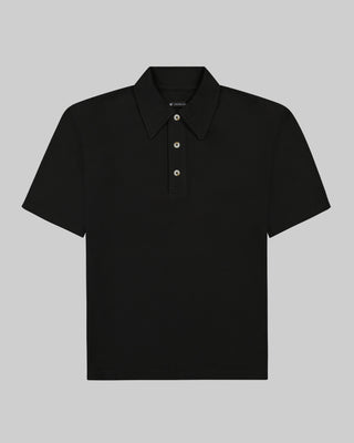 Southern Gents Vintage Cotton Polo - Black