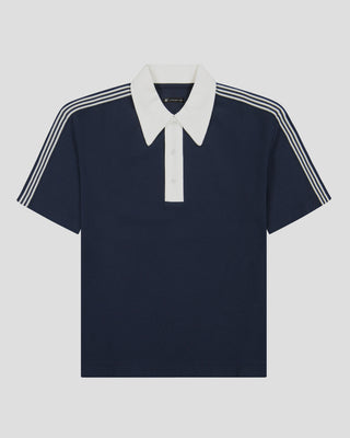 Southern Gents Vintage Cotton Polo - Navy + White