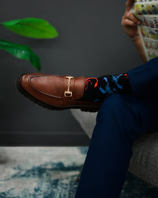 Southern Gents Smithson Horsebit Lug Loafer – Brown