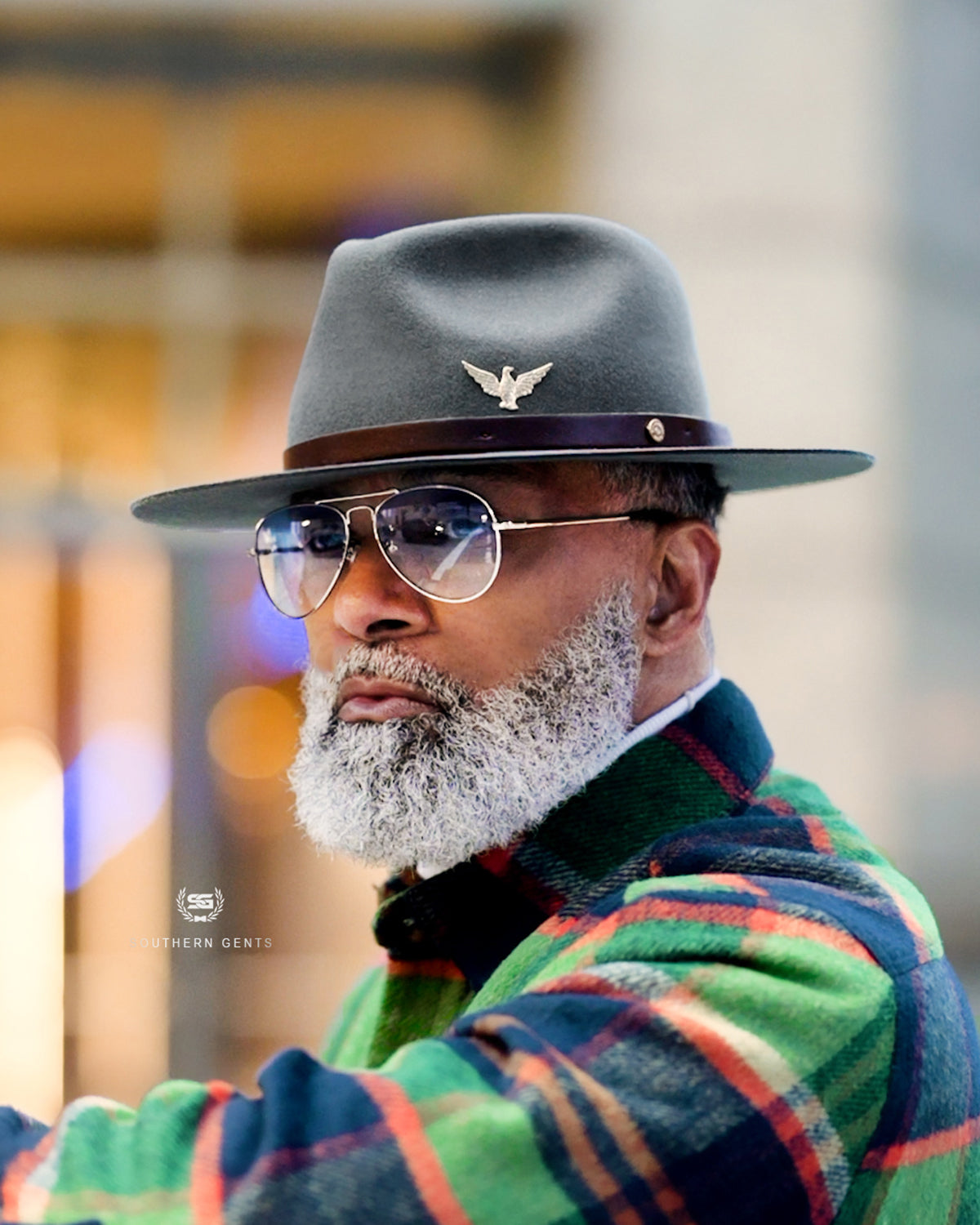 Geoffery Fedora Dark Grey Southern Gents