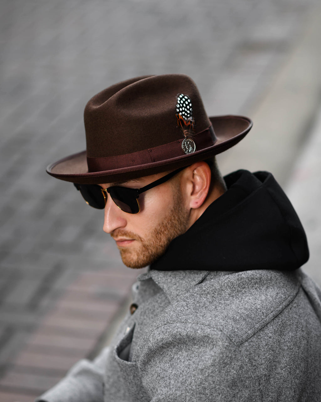 Southern Gents Quilted Overshirt - Grey