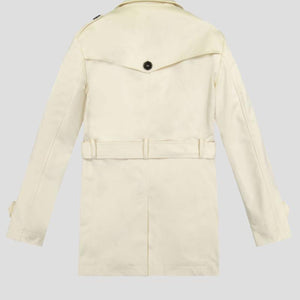 Southern Gent Men's Trench Coat - Ivory