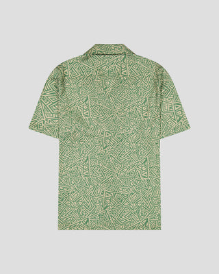 Southern Gents Camp Collar Shirt - Geometric Jungle