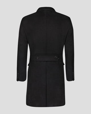 Southern Gents Double Breasted Men's Coat - Black