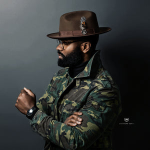 Southern Gents - Camouflage Field Jacket + Miller Ranch Fedoras - Chocolate