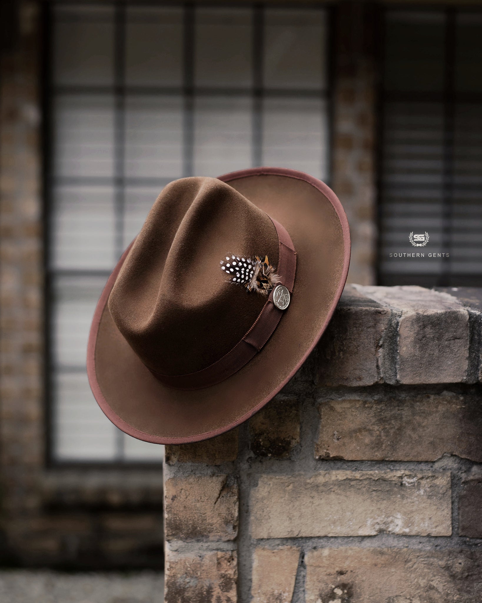 Southern Gents Miller Ranch Fedora - Chocolate
