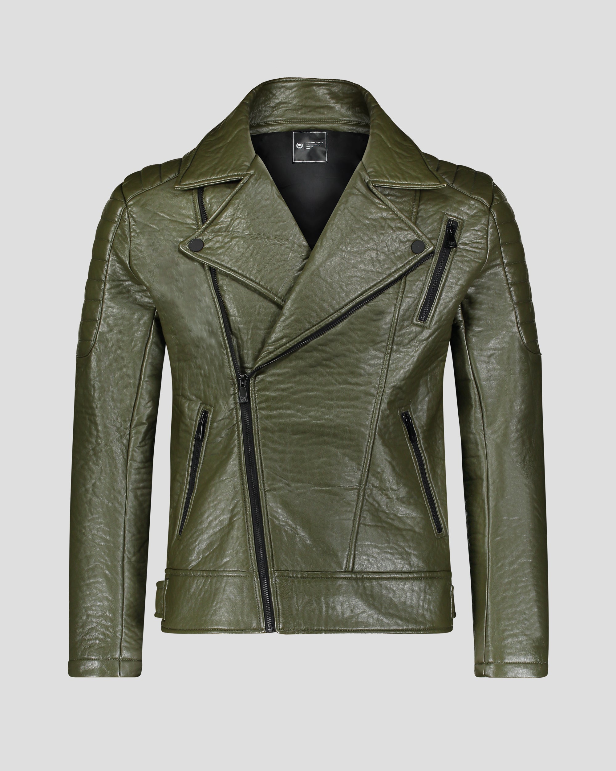 Men's Jacket Casual Denim Biker Jacket Coat Slim Fit Multi Pocket Top