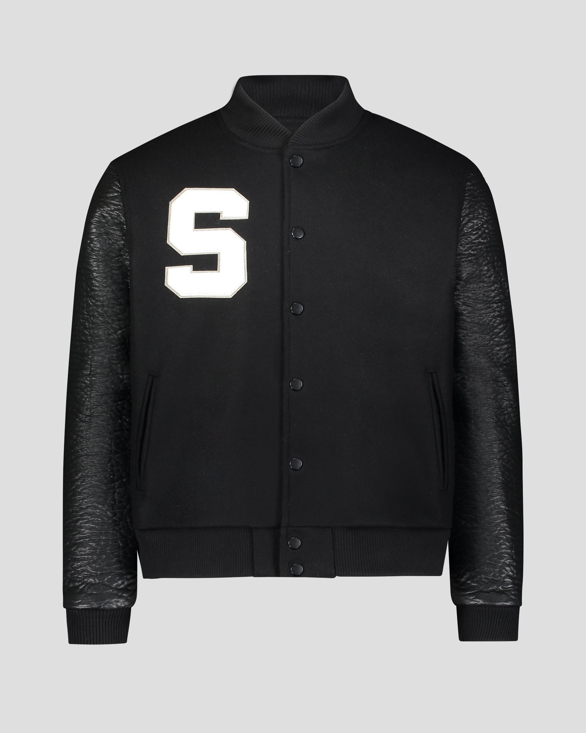 Amazon.com: Men's Varsity Baseball Jacket Mens Fashion Varsity Jacket  Causal Slim Fit Cotton Bomber Jackets,Black,M : Clothing, Shoes & Jewelry