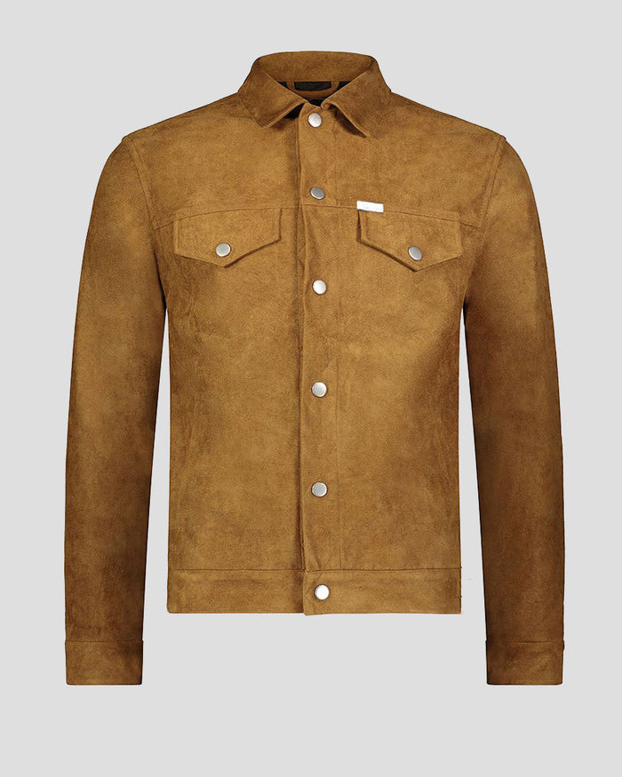 SG Suede Trucker Jacket - Rust – Southern Gents