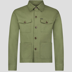 Southern Gents Lightweight Overshirt - Sage Green