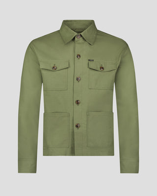 Southern Gents Lightweight Overshirt - Sage Green