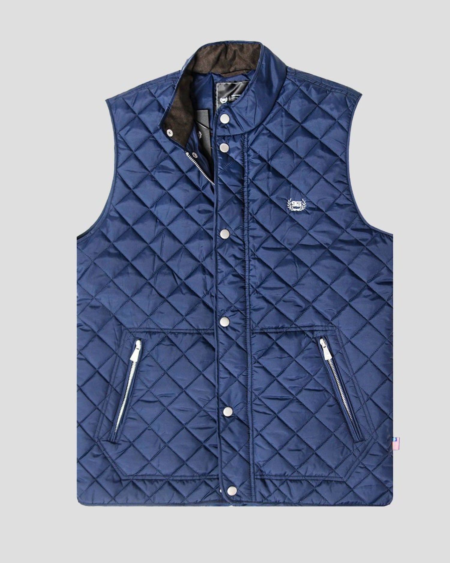 SG Quilted Vest - Navy