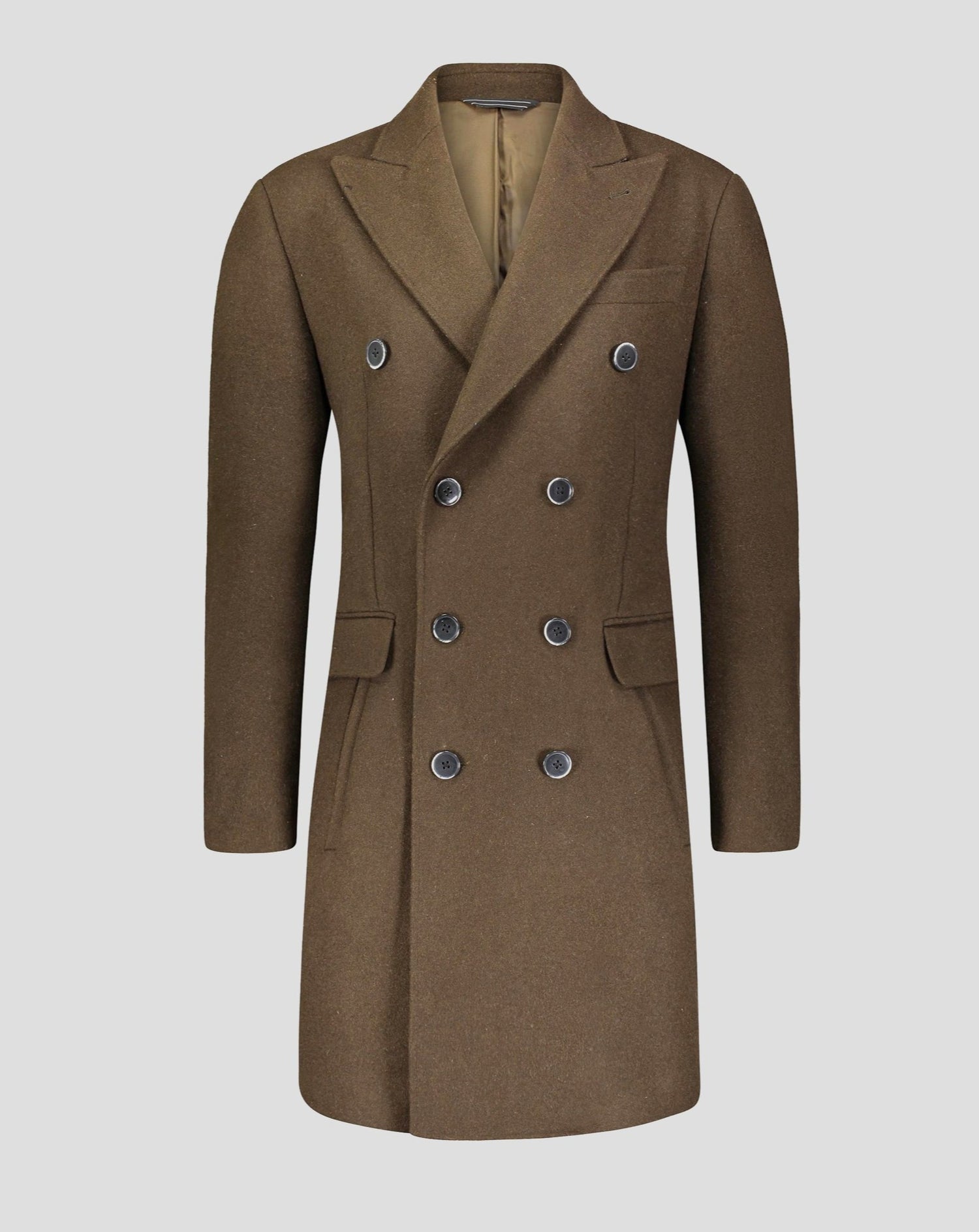 SG Men's Anniversary V Double Breasted Topcoat – Olive – Southern Gents