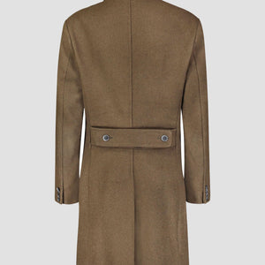 Southern Gents Double Breasted Coat - Olive