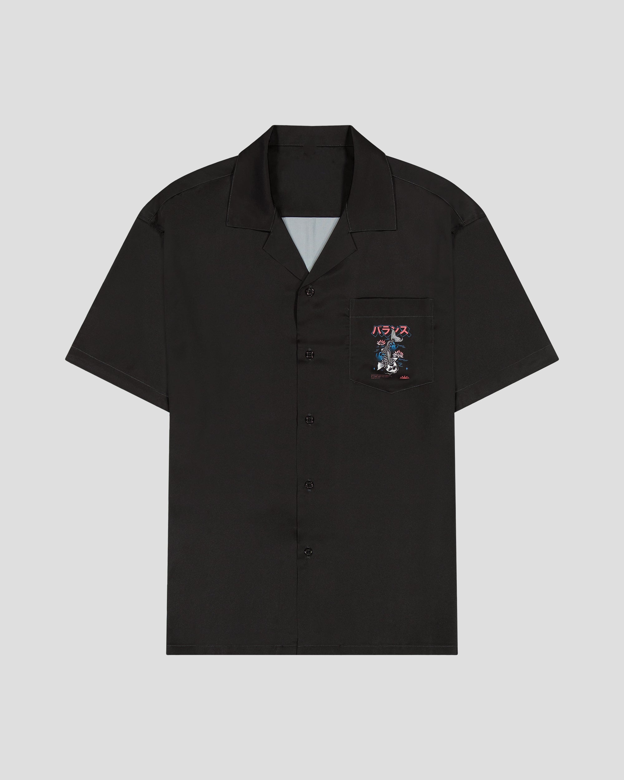 SG Camp Collar Shirt - Navy Palms