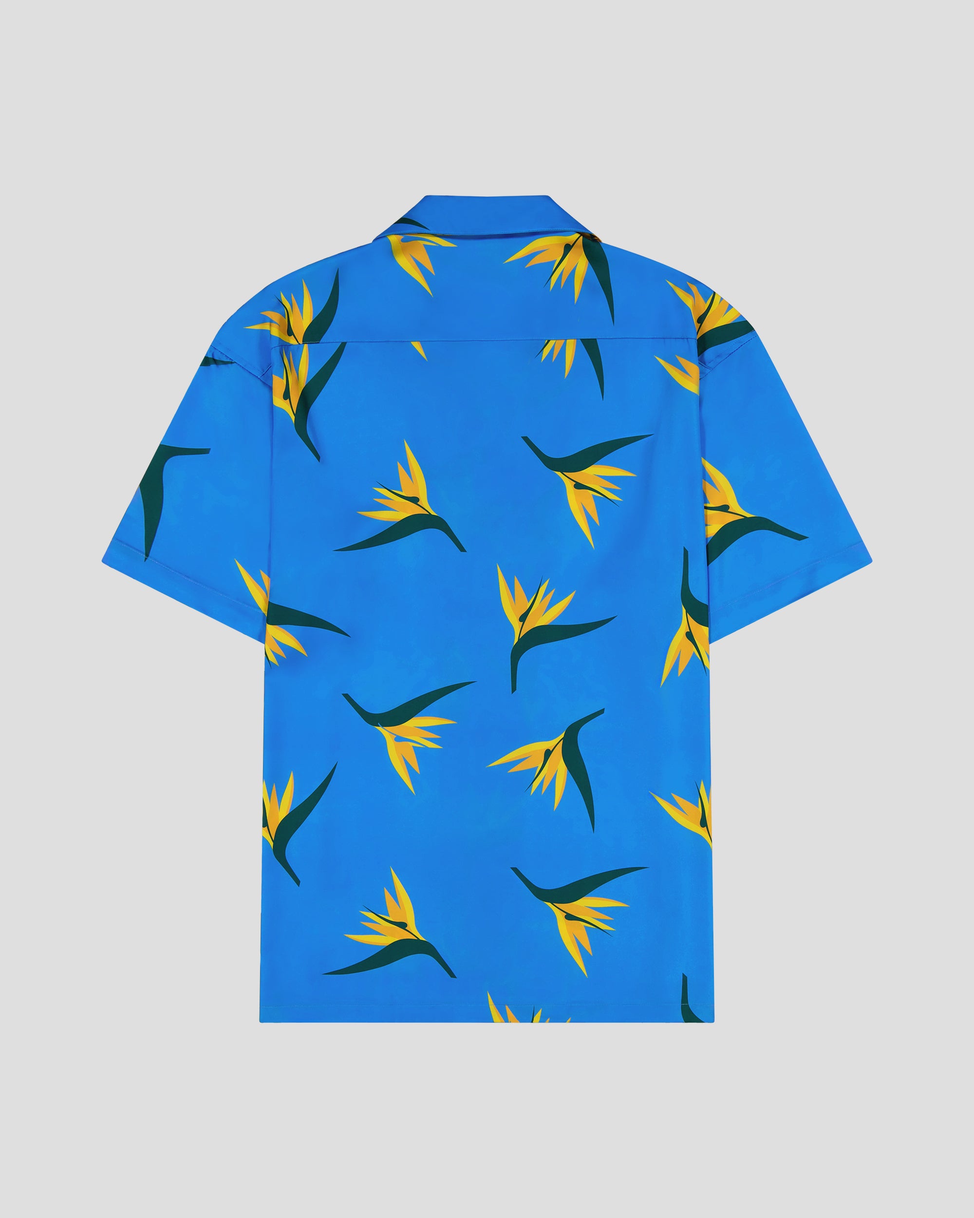 SG Camp Collar Shirt   Sky Blue Strelitzia – Southern Gents