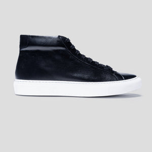 Southern Gents Classic Midtop Sneaker - Black 