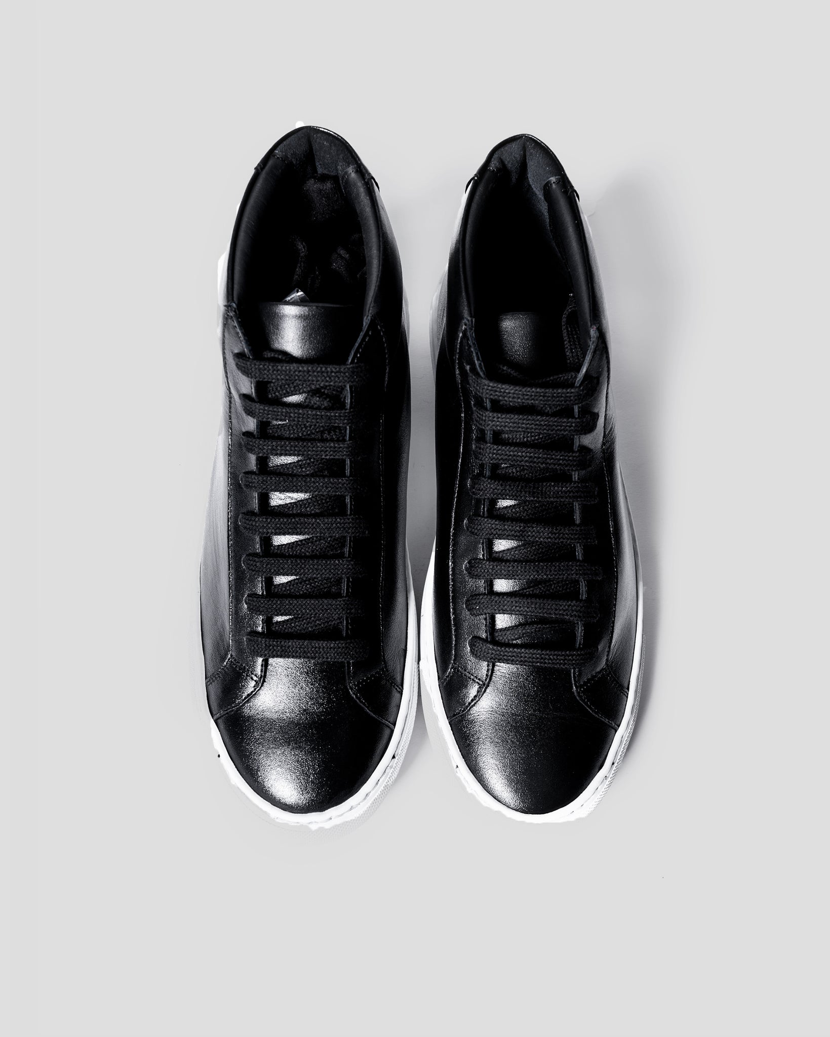 Southern Gents Classic Mid Sneaker - Black 