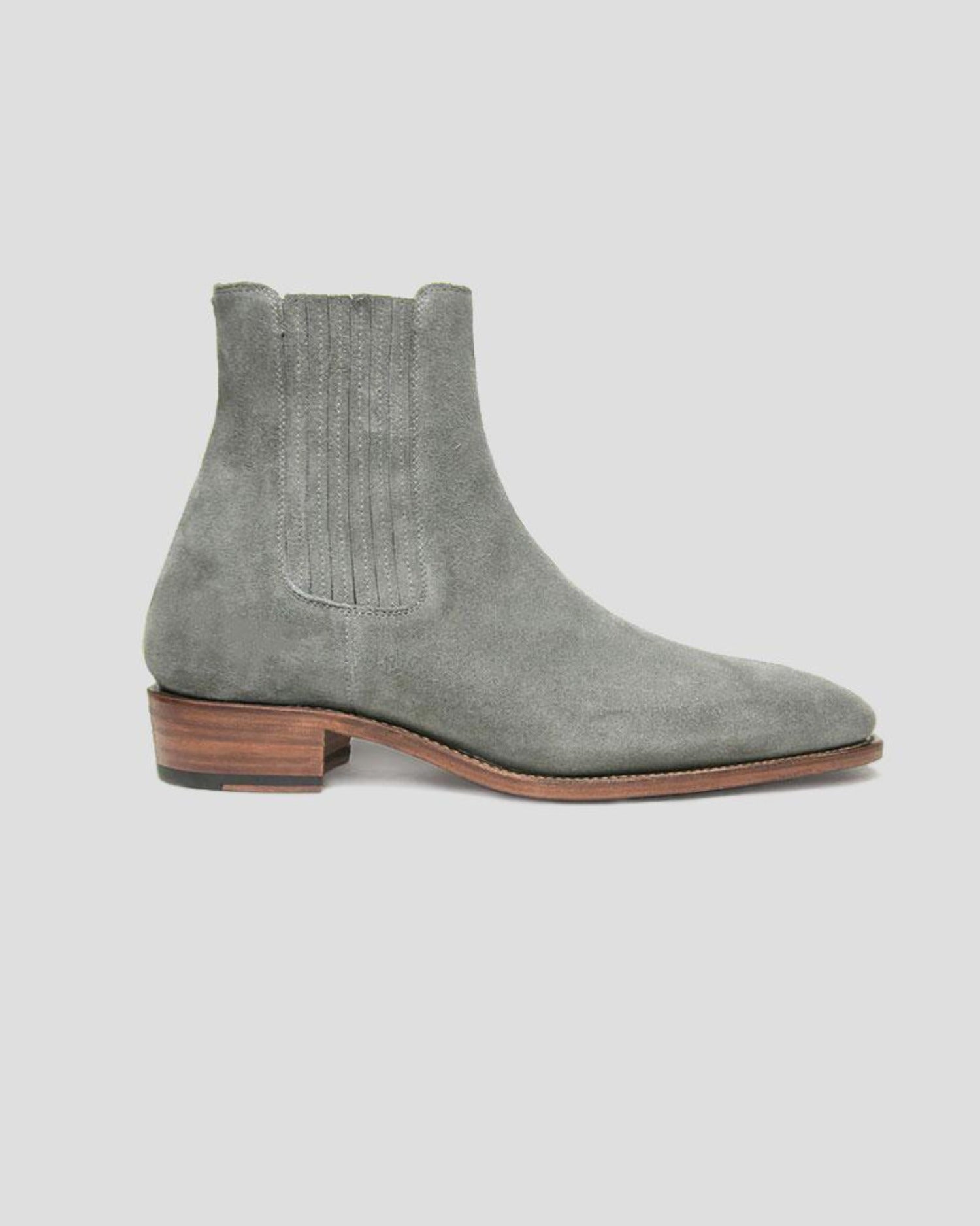 The Chelsea - Men's Ankle Boot - Taupe Suede