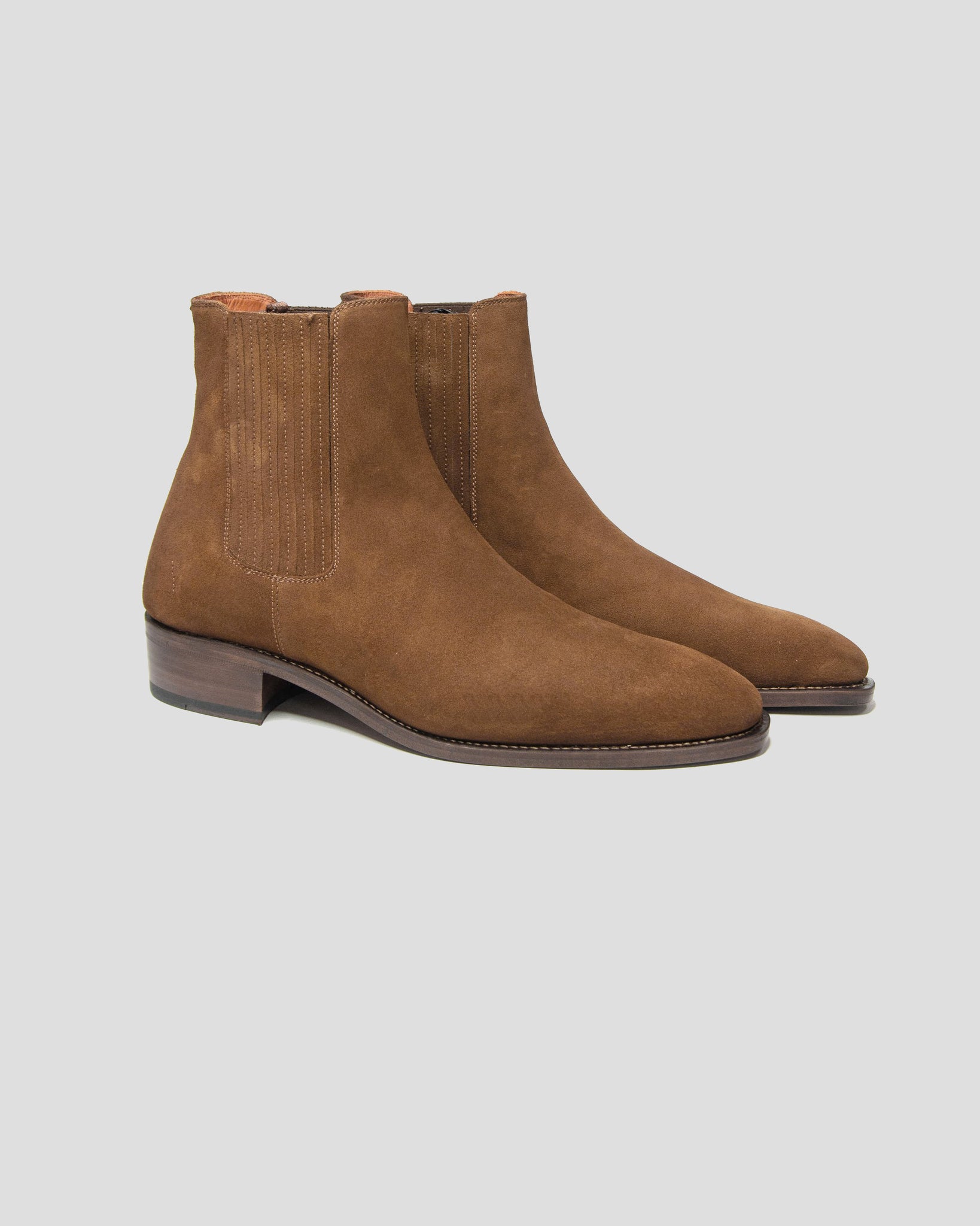 Southern Gents Damien Chelsea Boot - Coffee Suede