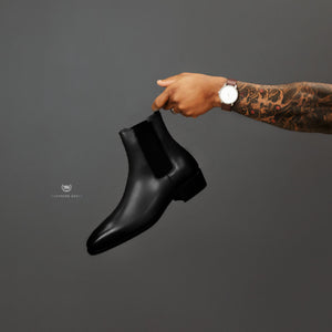 Southern Gents Damien Chelsea Boot - Black
