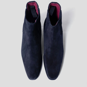 Southern Gents - Damien Chelsea Boot Black Suede