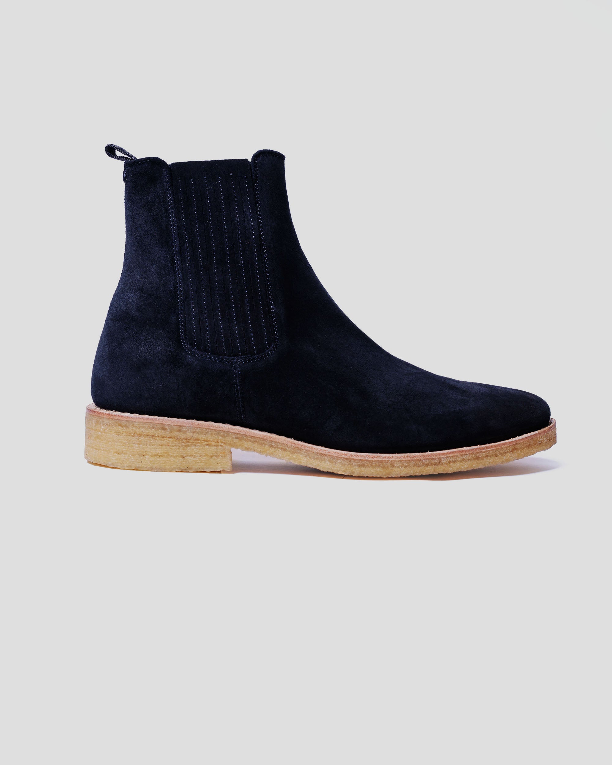 SG Emerson Suede Chelsea Boot - Black Crepe – Southern Gents