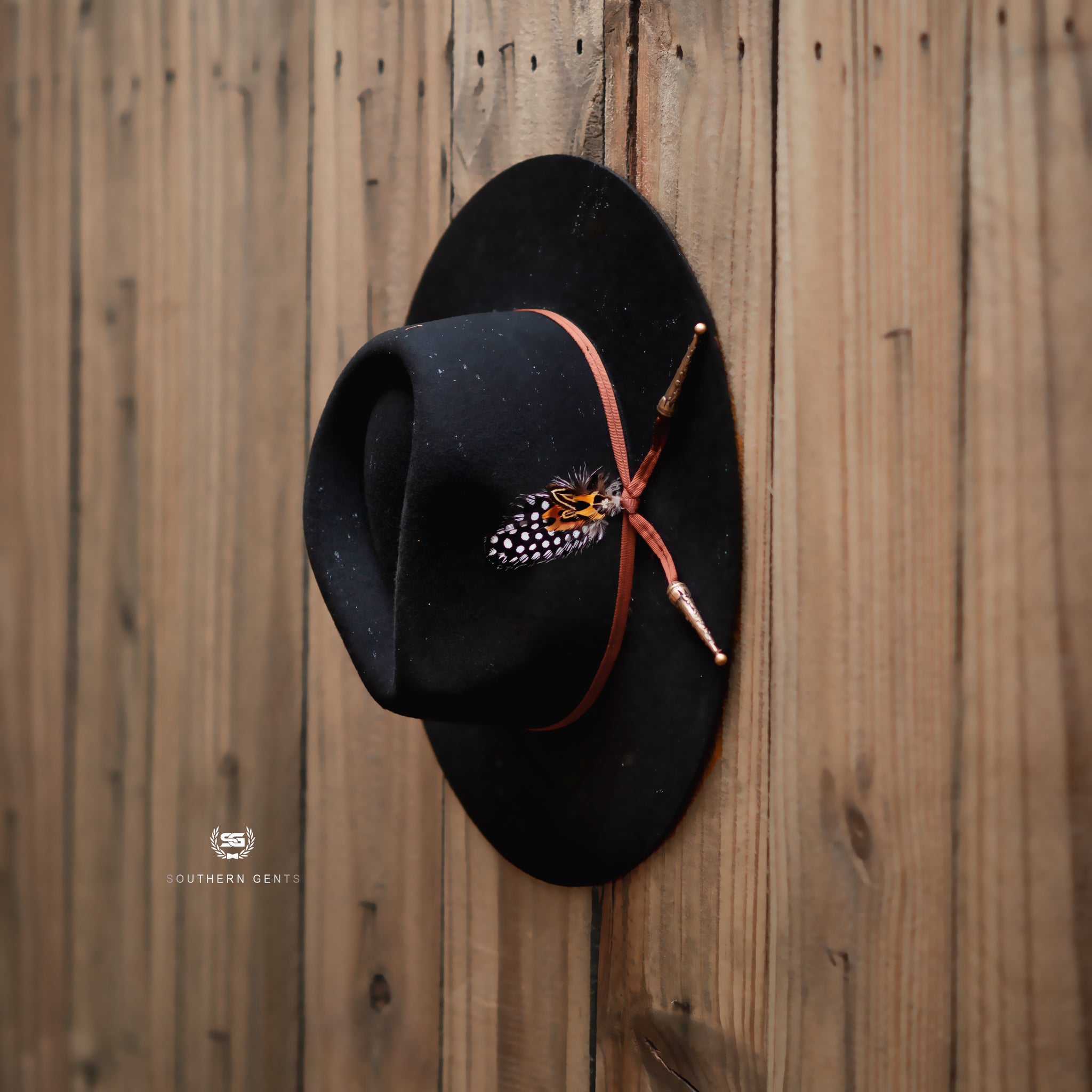 Stiff Ribbon Hat Stiff Brim Hats for Gentlemen | Southern Gents
