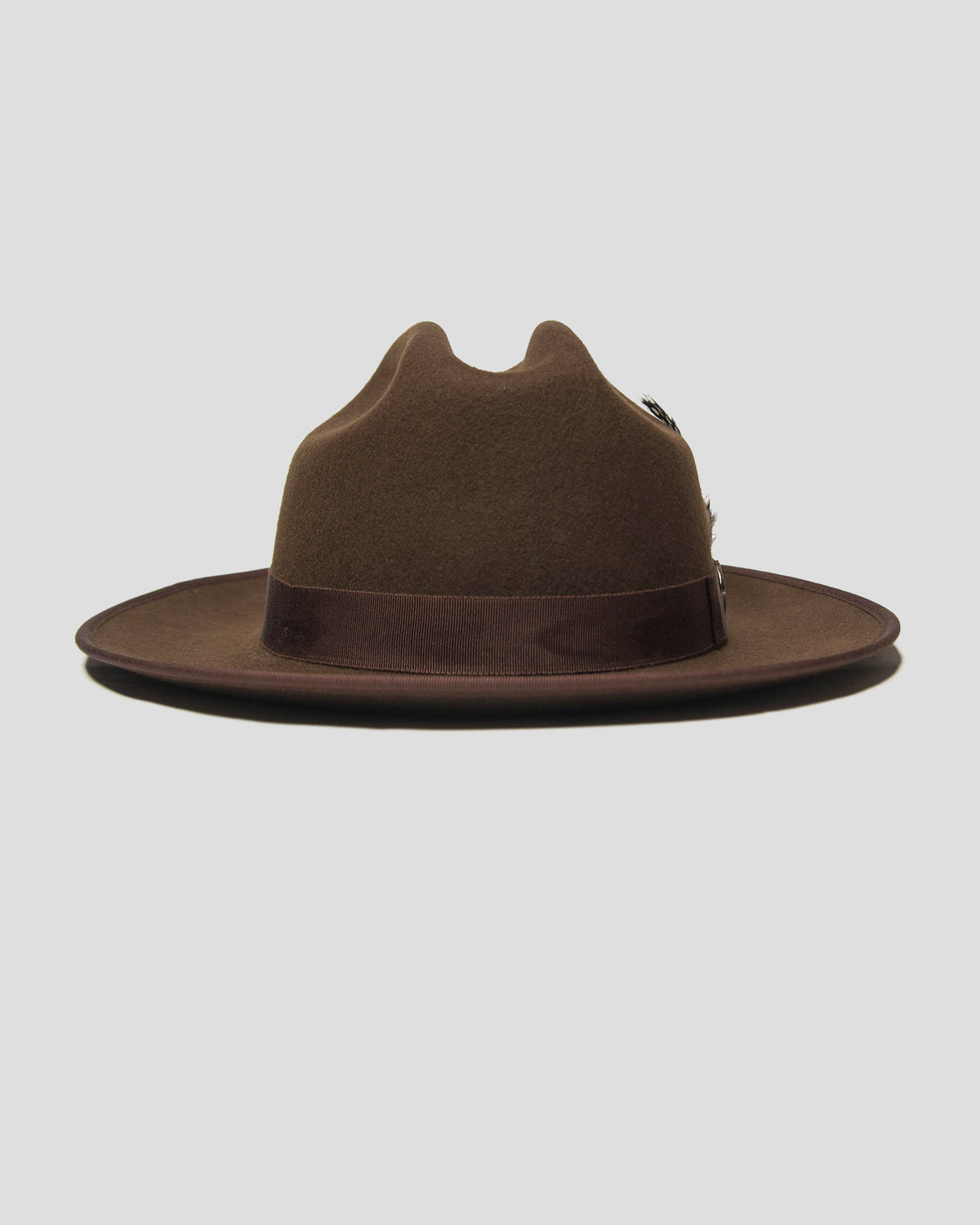 Fedora Hat | Chocolate Wool Western | Southern Gents