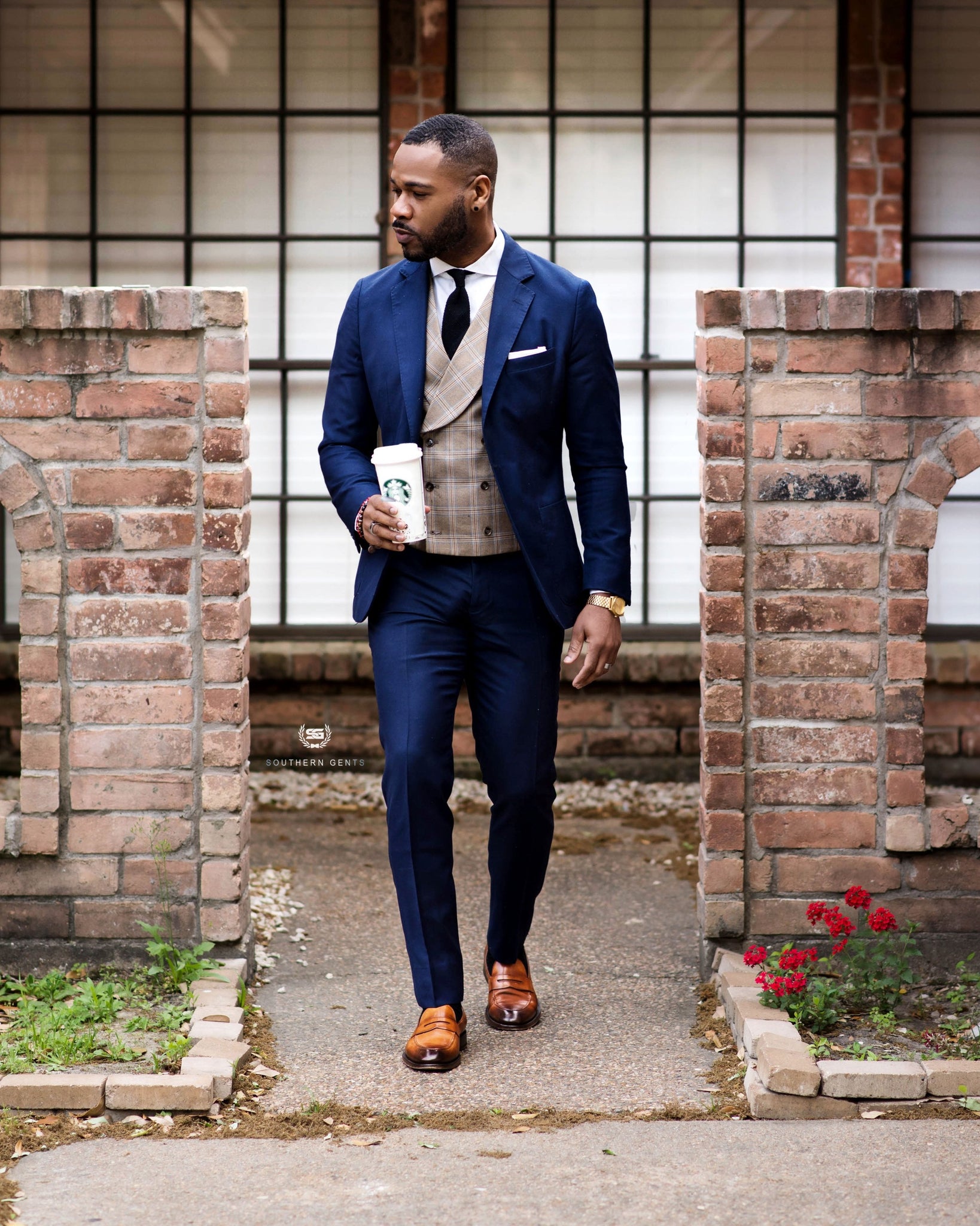 Southern Gents Navy Suit Trouser 