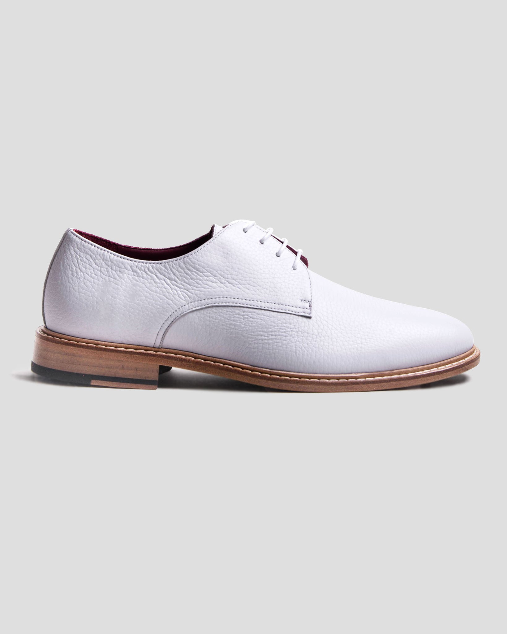 Southern Gents Derby Oxford Shoes - White